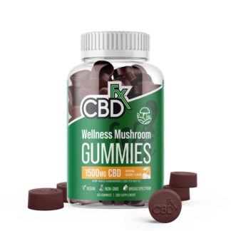 CBDfx Wellness Mushroom CBD Gummies 1500mg